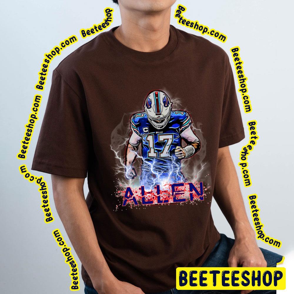 Wallpaper Of Josh Allen Buffalo Bills Vintage Football Trending Unisex T-Shirt Wallpaper Of Josh Allen Buffalo Bills Vintage Football Trending Unisex T-Shirt