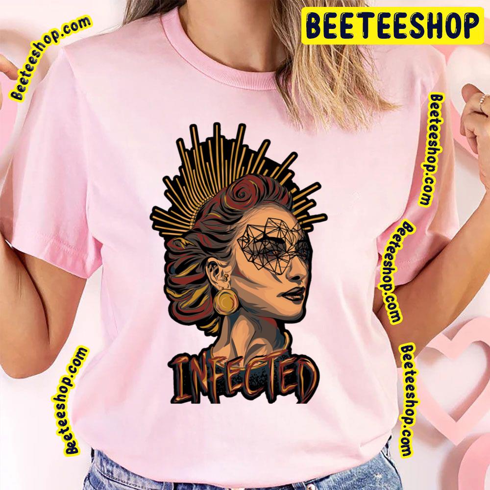 Watercolor Art Infected Lady Pretty Vintage Trending Unisex T-Shirt