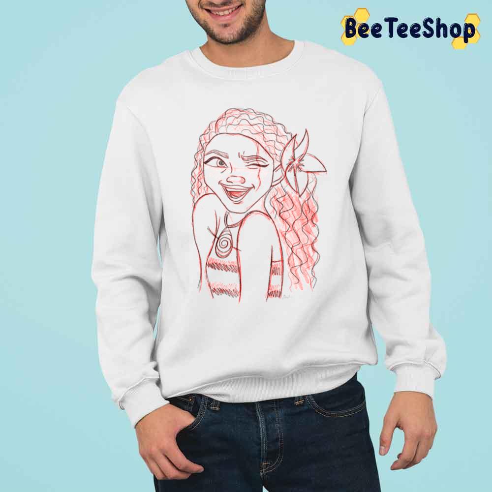 We Know The Way Cutie Moana Graphic Design Trending Unisex Sweatshirt We Know The Way Cutie Moana Graphic Design Trending Unisex Sweatshirt