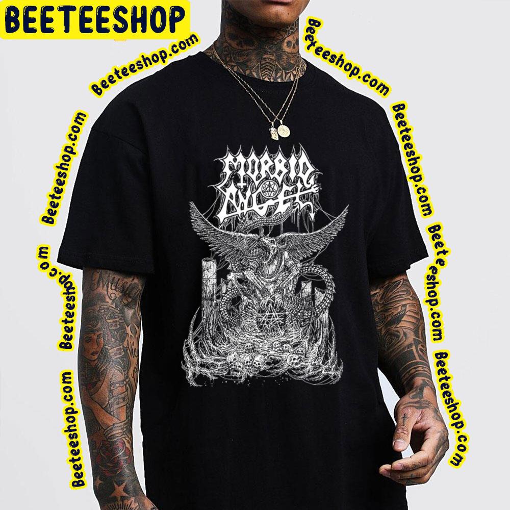 White And Black Scary Art Vintage Morbid Angel Trending Unisex Sweatshirt White And Black Scary Art Vintage Morbid Angel Trending Unisex Sweatshirt