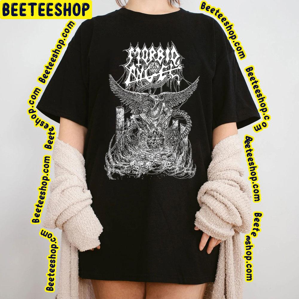White And Black Scary Art Vintage Morbid Angel Trending Unisex Sweatshirt White And Black Scary Art Vintage Morbid Angel Trending Unisex Sweatshirt