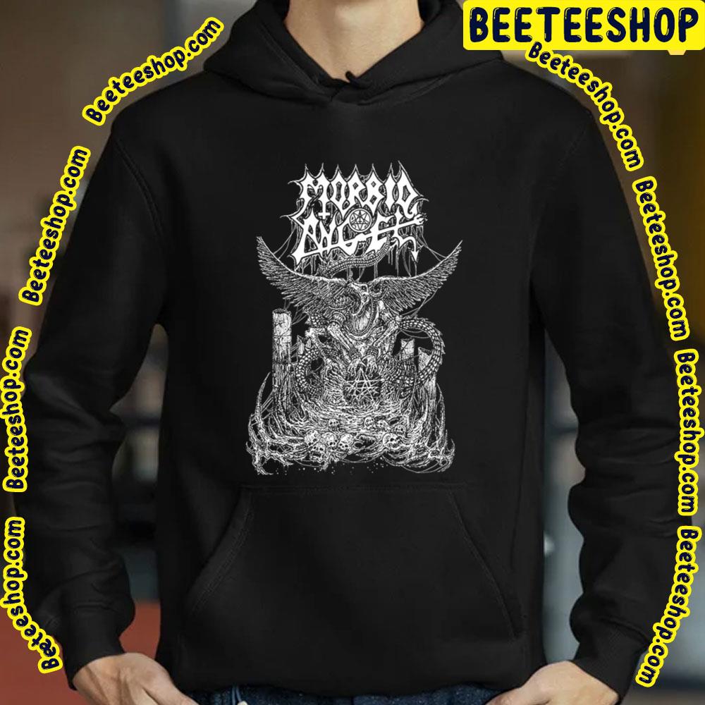 White And Black Scary Art Vintage Morbid Angel Trending Unisex Sweatshirt White And Black Scary Art Vintage Morbid Angel Trending Unisex Sweatshirt