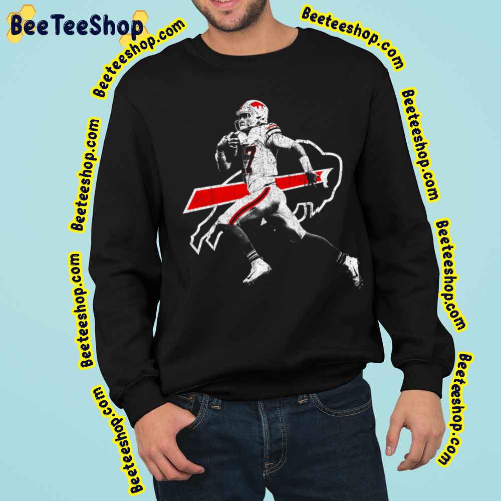 White And Red Art Of Josh Allen Fanart Football Trending Unisex Sweatshirt White And Red Art Of Josh Allen Fanart Football Trending Unisex Sweatshirt