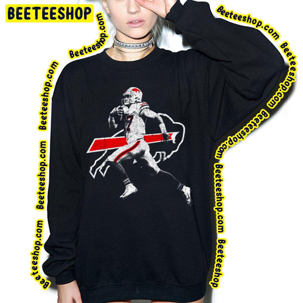 White And Red Art Of Josh Allen Fanart Football Trending Unisex Sweatshirt White And Red Art Of Josh Allen Fanart Football Trending Unisex Sweatshirt