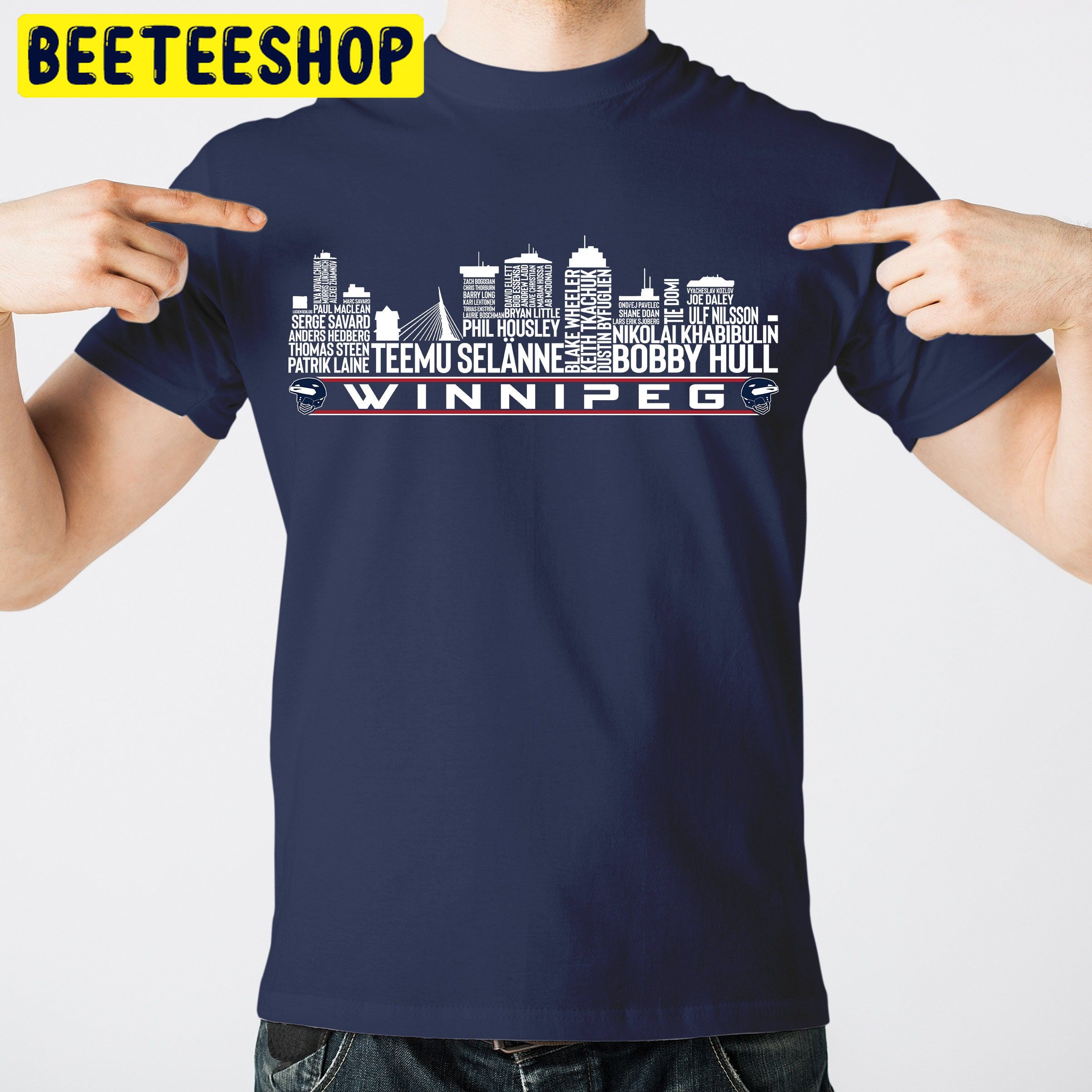 Winnipeg Hockey Team All Time Legends City Skyline Trending Unisex Shirt Winnipeg Hockey Team All Time Legends City Skyline Trending Unisex Shirt