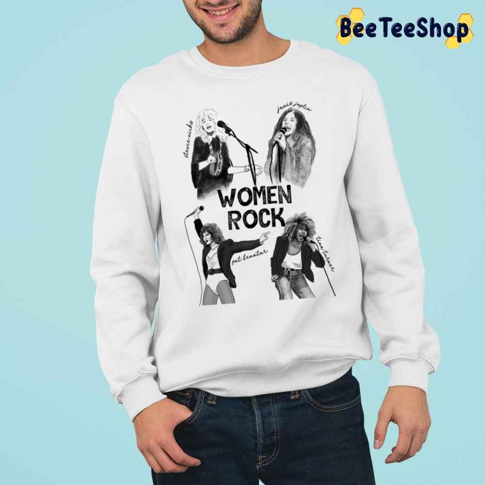 Women Rock Stevie Nicks Janis Joplin Pat Benatar Tina Turner Trending Unisex Sweatshirt Women Rock Stevie Nicks Janis Joplin Pat Benatar Tina Turner Trending Unisex Sweatshirt