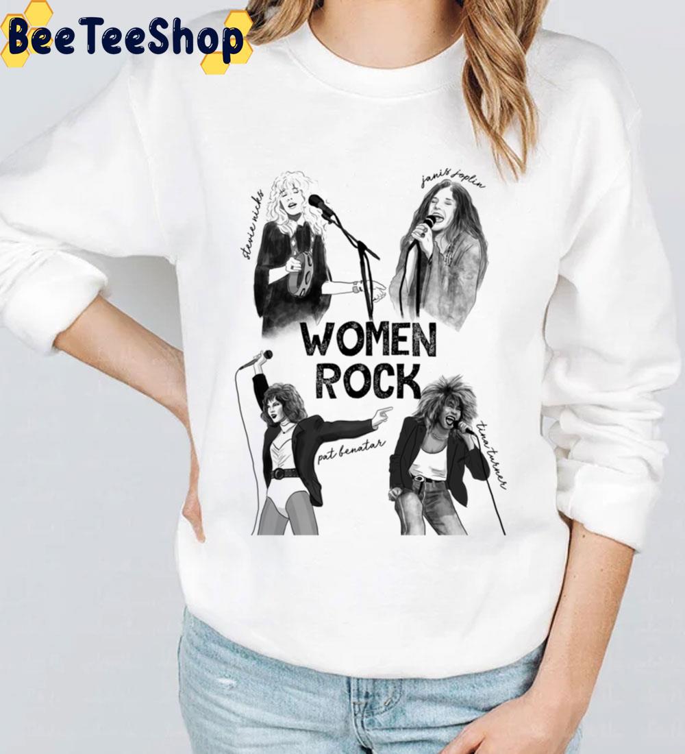 Women Rock Stevie Nicks Janis Joplin Pat Benatar Tina Turner Trending Unisex Sweatshirt Women Rock Stevie Nicks Janis Joplin Pat Benatar Tina Turner Trending Unisex Sweatshirt