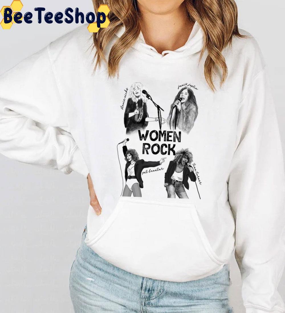 Women Rock Stevie Nicks Janis Joplin Pat Benatar Tina Turner Trending Unisex Sweatshirt Women Rock Stevie Nicks Janis Joplin Pat Benatar Tina Turner Trending Unisex Sweatshirt