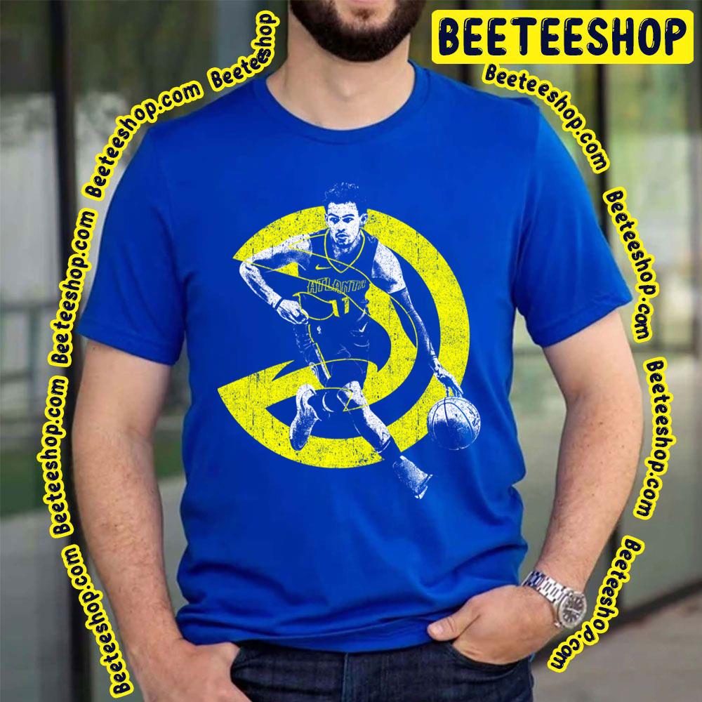 Yellow Graphic Art Of Trae Young Vintage Basketball Trending Unisex T-Shirt Yellow Graphic Art Of Trae Young Vintage Basketball Trending Unisex T-Shirt