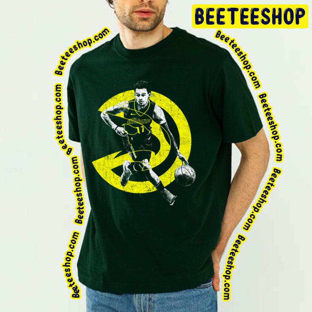 Yellow Graphic Art Of Trae Young Vintage Basketball Trending Unisex T-Shirt Yellow Graphic Art Of Trae Young Vintage Basketball Trending Unisex T-Shirt