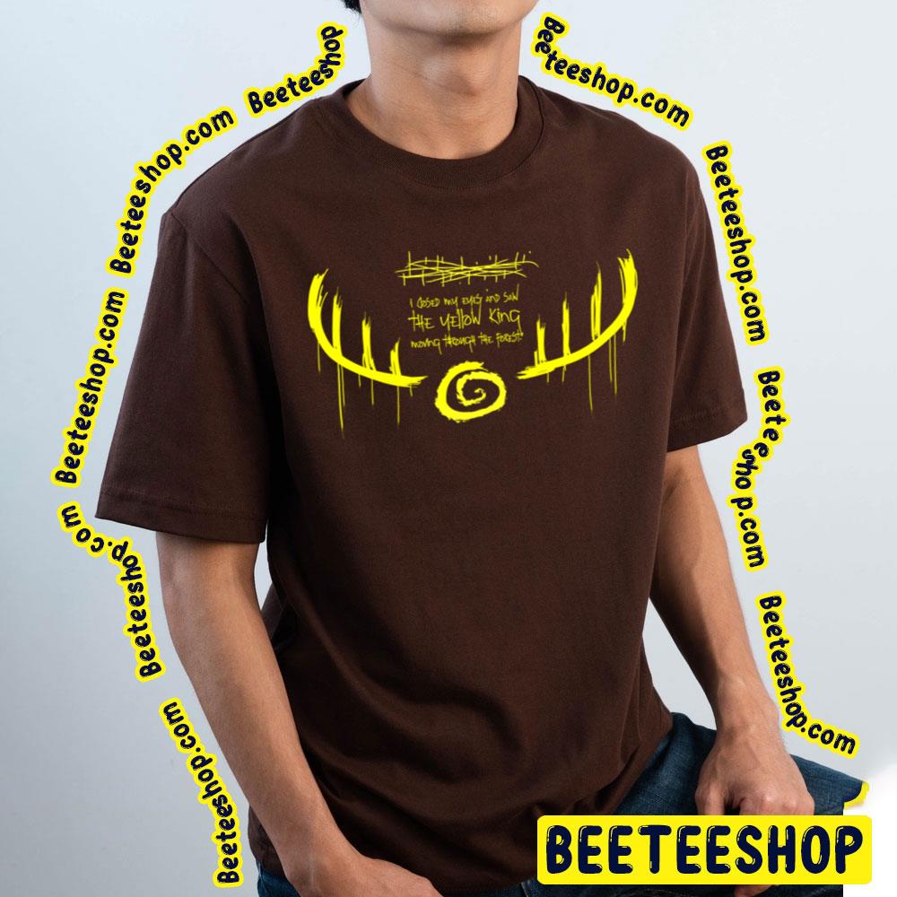 Yellow Logo Of The King Retro Vintage Art Trending Unisex T-Shirt Yellow Logo Of The King Retro Vintage Art Trending Unisex T-Shirt
