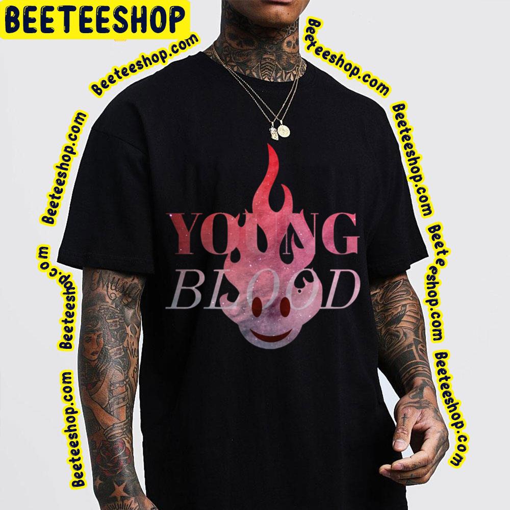 Young Blood Fire Art Trending Unisex Sweatshirt Young Blood Fire Art Trending Unisex Sweatshirt