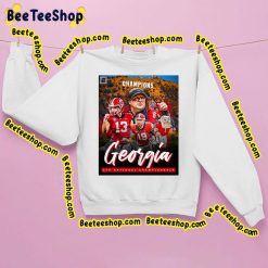The Dawgs Stay On Top Georgia Cfp National Championship 2023 Football Trending Unisex Shirt