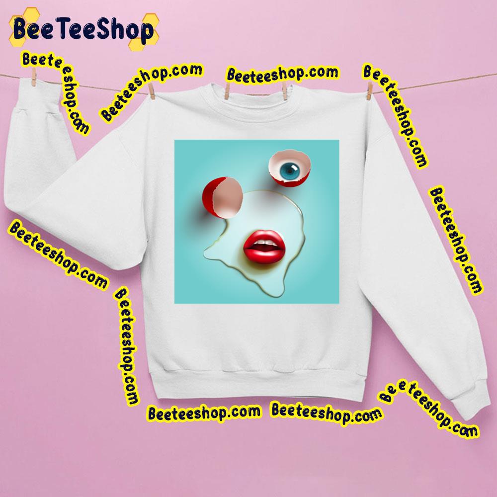 3d Egg With Red Lips And Blue Eye Trending Unisex Sweatshirt 3d Egg With Red Lips And Blue Eye Trending Unisex Sweatshirt