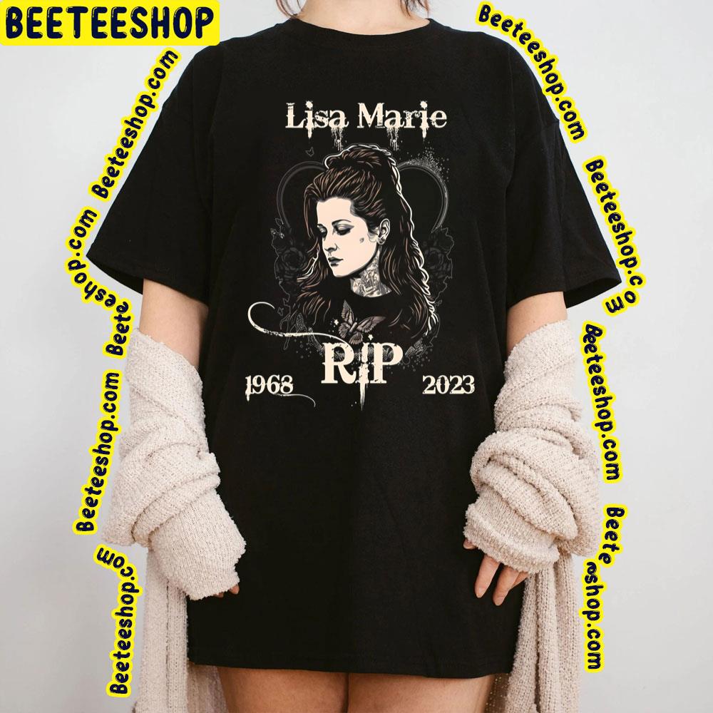 Rip Lisa Marie 1968 2023 Unisex Shirt Rip Lisa Marie 1968 2023 Unisex Shirt