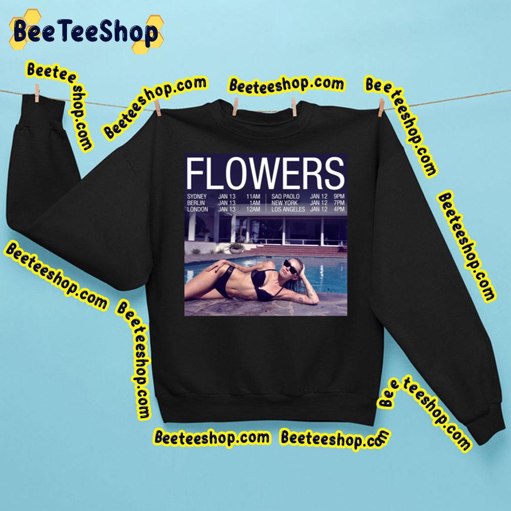 Song 2023 Flowers Miley Cyrus Trending Unisex T-Shirt Song 2023 Flowers Miley Cyrus Trending Unisex T-Shirt