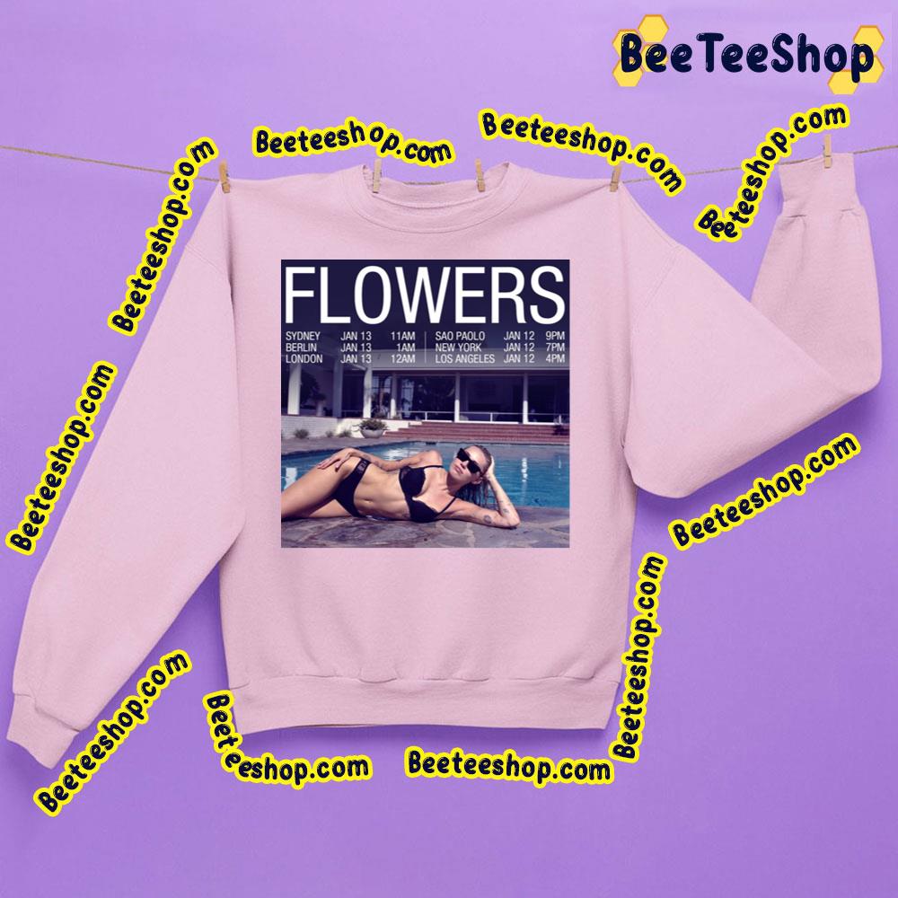 Song 2023 Flowers Miley Cyrus Trending Unisex T-Shirt Song 2023 Flowers Miley Cyrus Trending Unisex T-Shirt