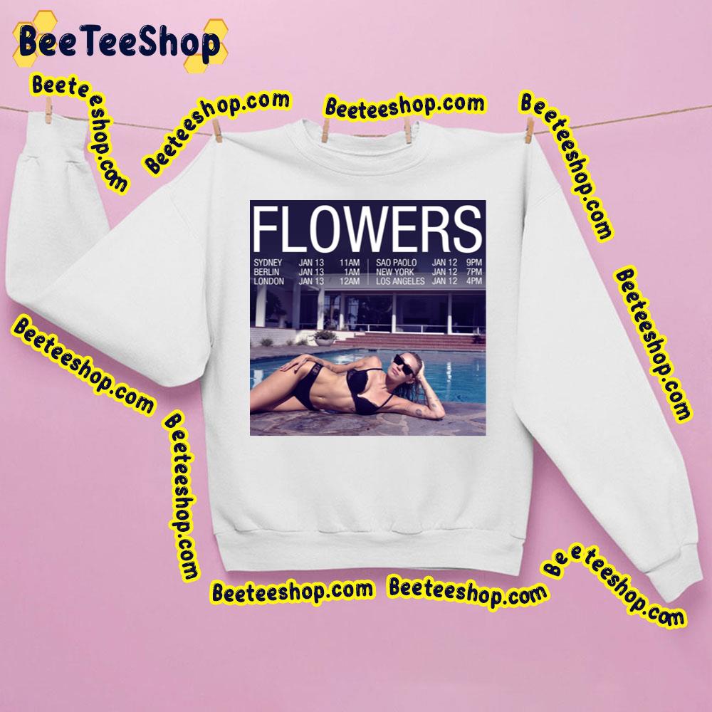 Song 2023 Flowers Miley Cyrus Trending Unisex T-Shirt Song 2023 Flowers Miley Cyrus Trending Unisex T-Shirt