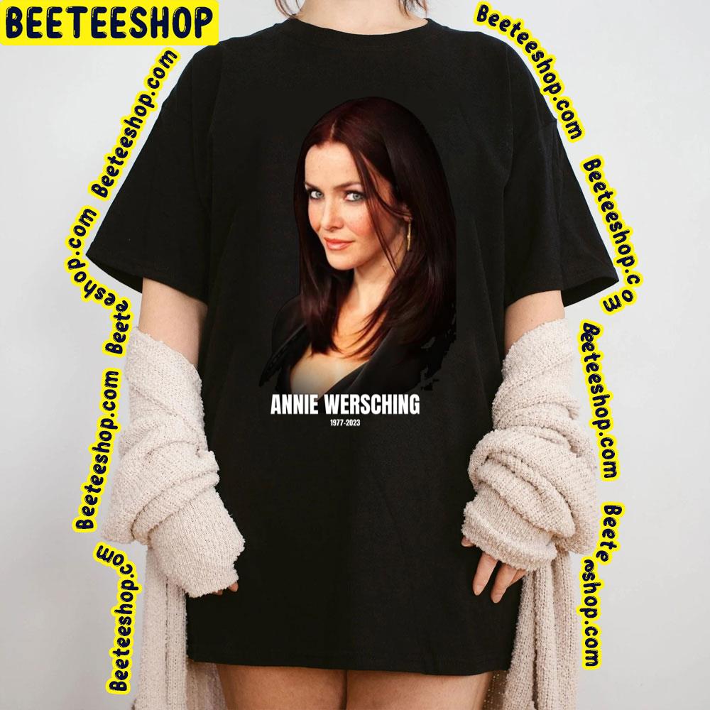 Annie Wersching 1977 2023 Unisex Shirt Annie Wersching 1977 2023 Unisex Shirt