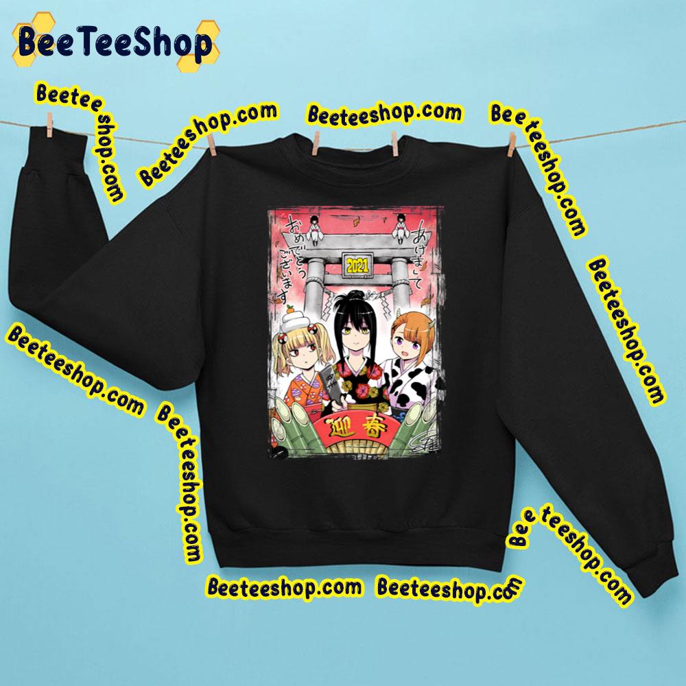 Art Miko Yotsuya Mieruko-Chan Trending Unisex Sweatshirt Art Miko Yotsuya Mieruko-Chan Trending Unisex Sweatshirt