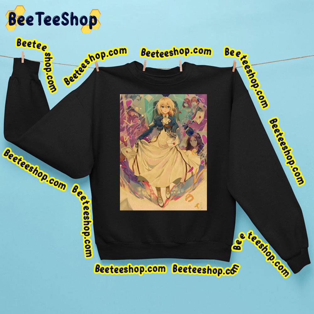 Art Violet Evergarden Trending Unisex Sweatshirt Art Violet Evergarden Trending Unisex Sweatshirt