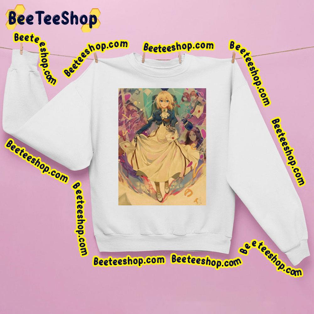 Art Violet Evergarden Trending Unisex Sweatshirt Art Violet Evergarden Trending Unisex Sweatshirt