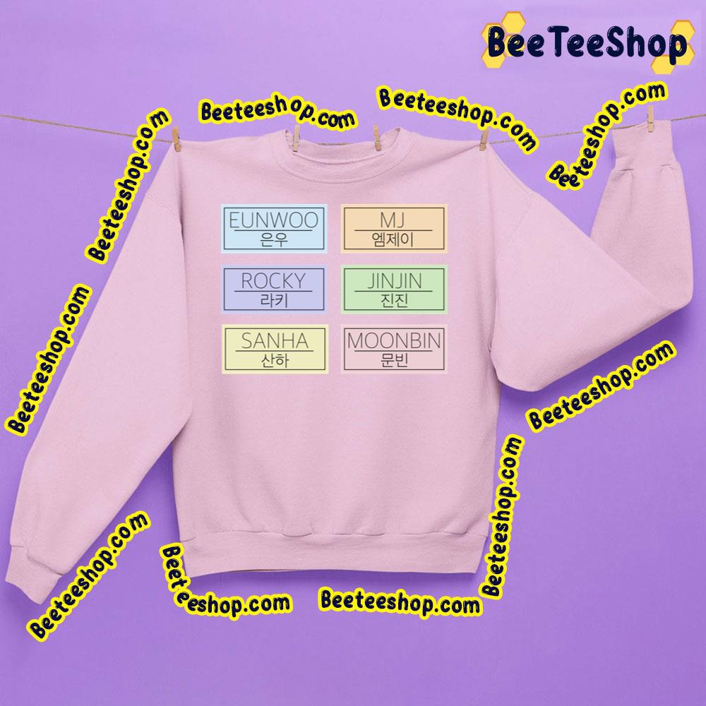 Astro Kpop Names Trending Unisex Sweatshirt Astro Kpop Names Trending Unisex Sweatshirt