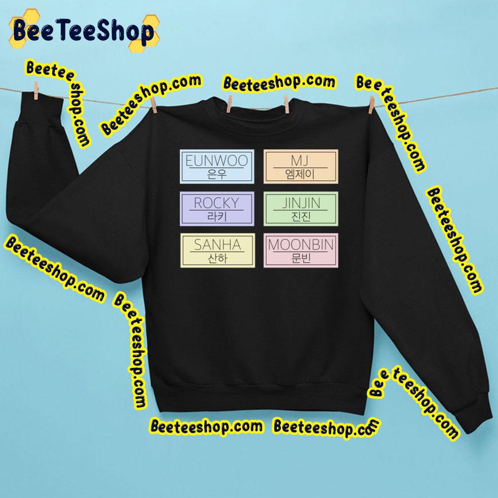 Astro Kpop Names Trending Unisex Sweatshirt Astro Kpop Names Trending Unisex Sweatshirt