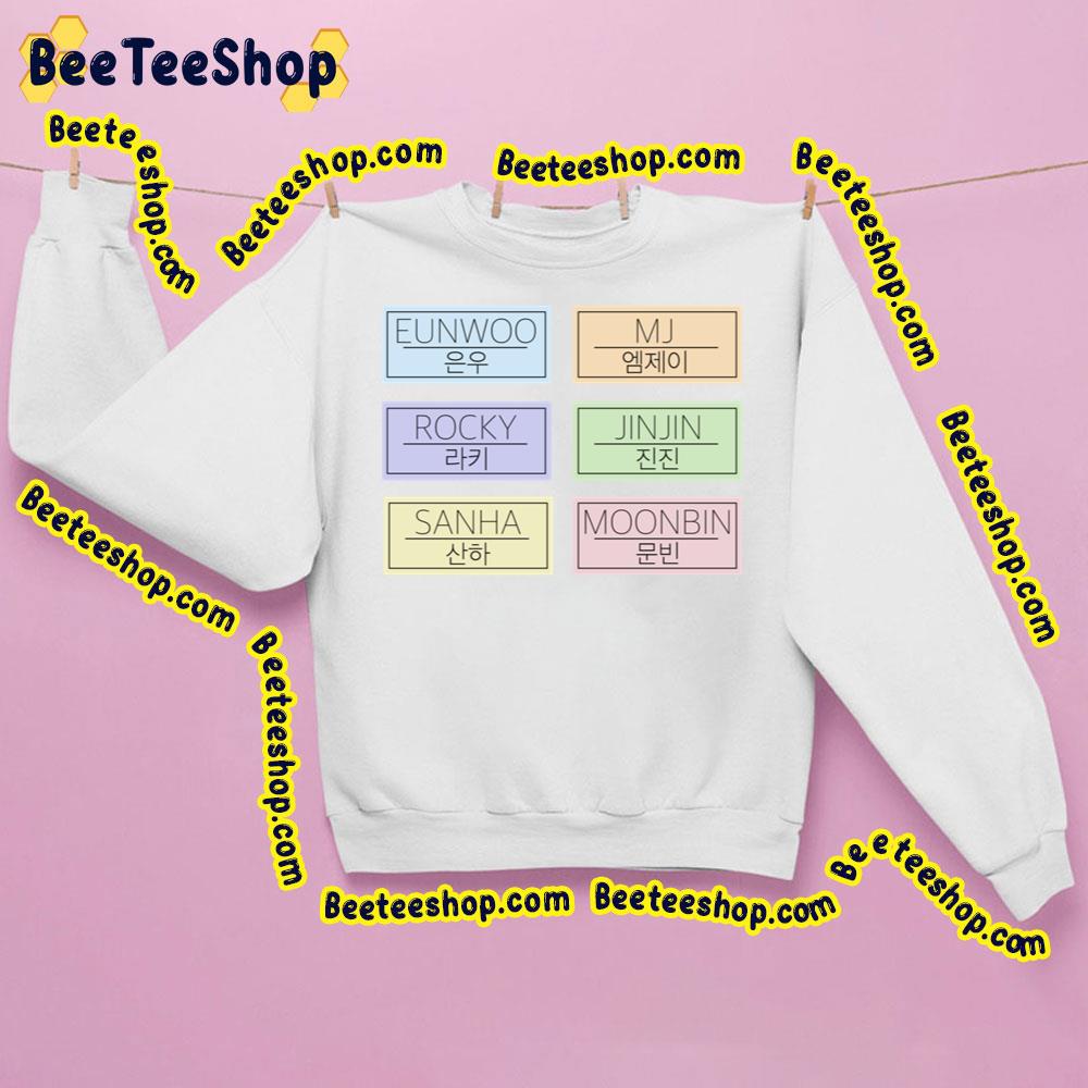 Astro Kpop Names Trending Unisex Sweatshirt Astro Kpop Names Trending Unisex Sweatshirt