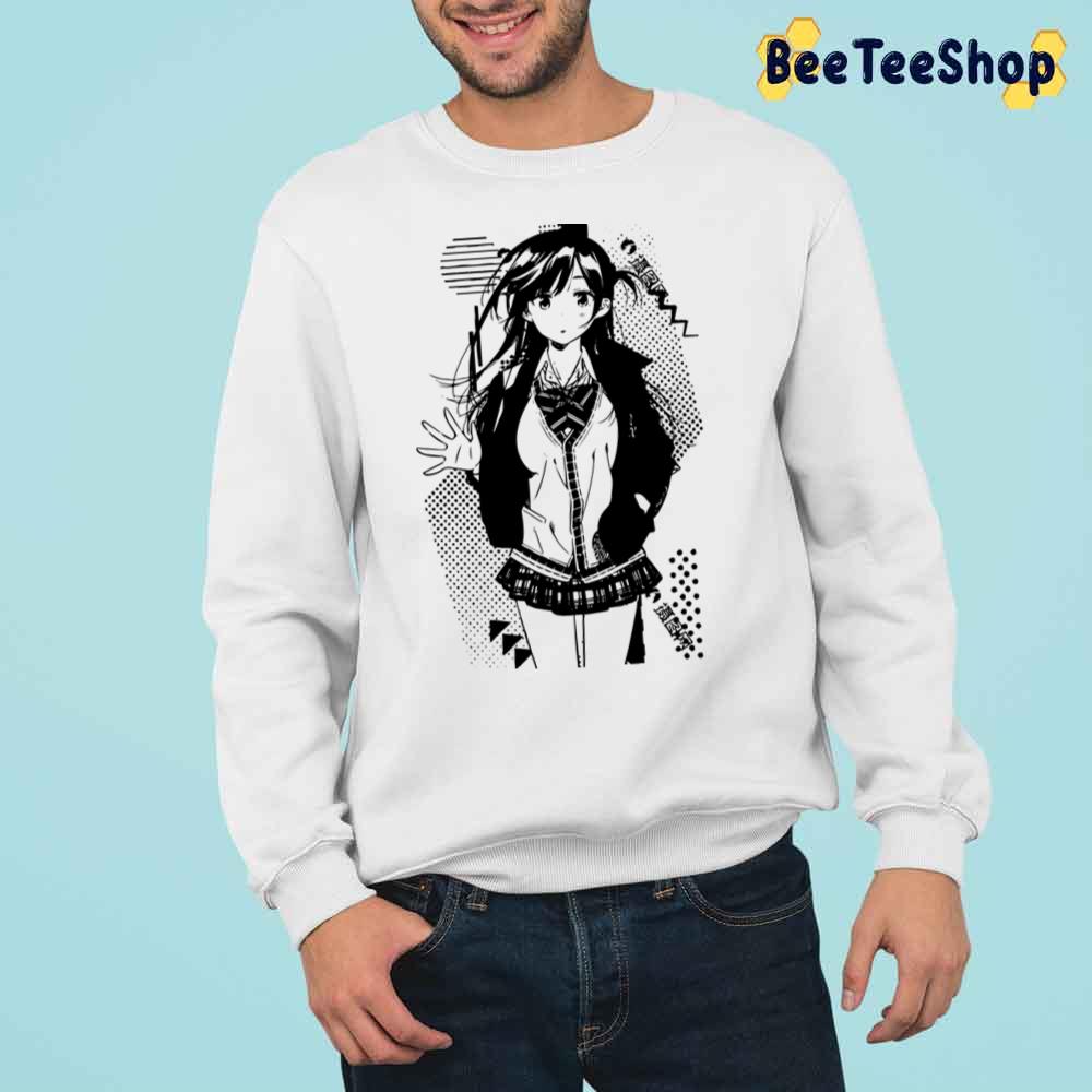 Black Art Kanojo Okarishimasu Mizuhara Chizuru Chizuru Ichinose Graphic Trending Unisex Sweatshirt Black Art Kanojo Okarishimasu Mizuhara Chizuru Chizuru Ichinose Graphic Trending Unisex Sweatshirt