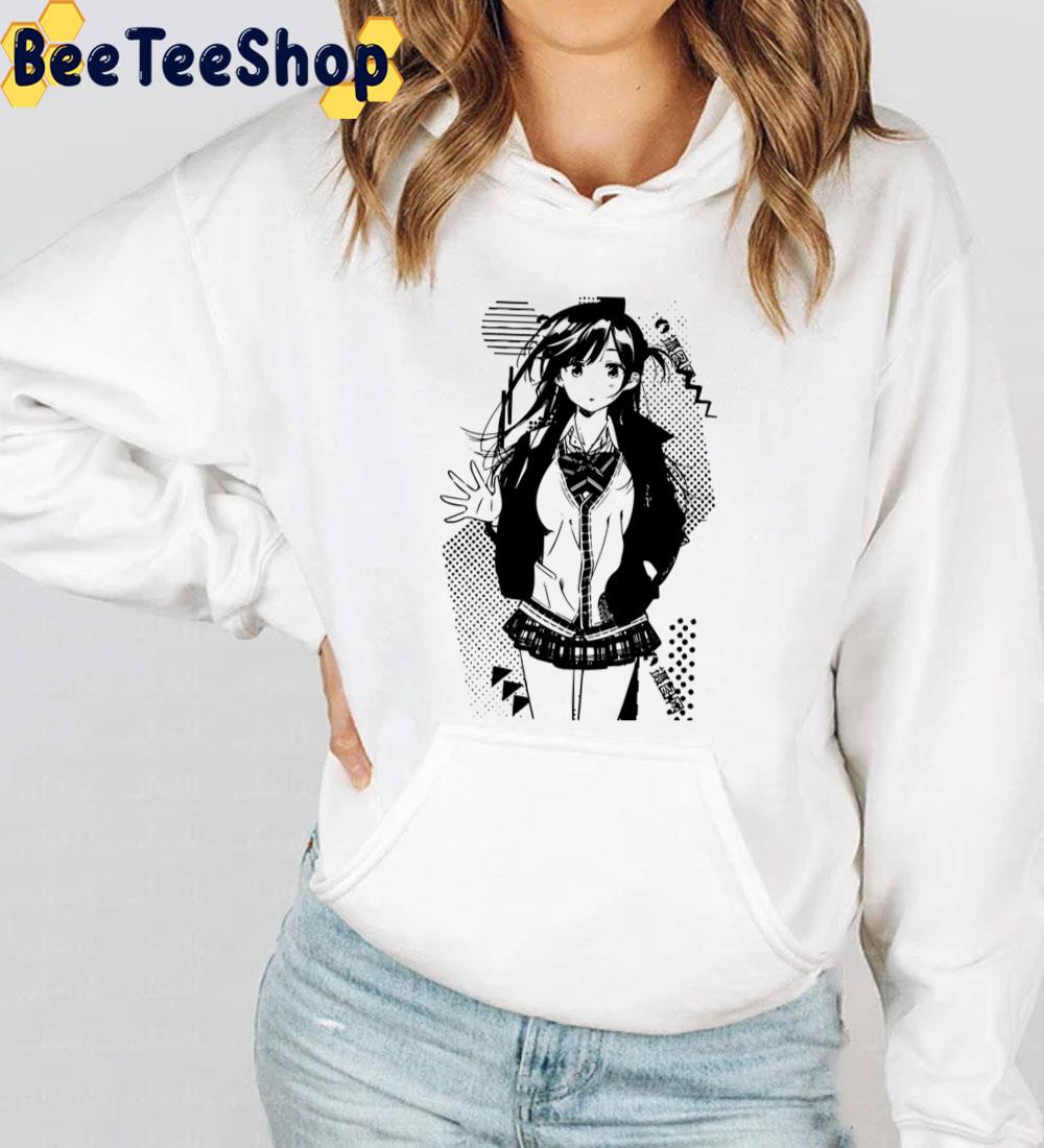 Black Art Kanojo Okarishimasu Mizuhara Chizuru Chizuru Ichinose Graphic Trending Unisex Sweatshirt Black Art Kanojo Okarishimasu Mizuhara Chizuru Chizuru Ichinose Graphic Trending Unisex Sweatshirt