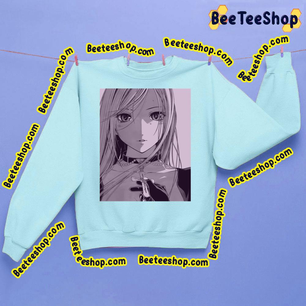 Black White Art Akashiya Moka Rosario Vampire Trending Unisex Sweatshirt Black White Art Akashiya Moka Rosario Vampire Trending Unisex Sweatshirt