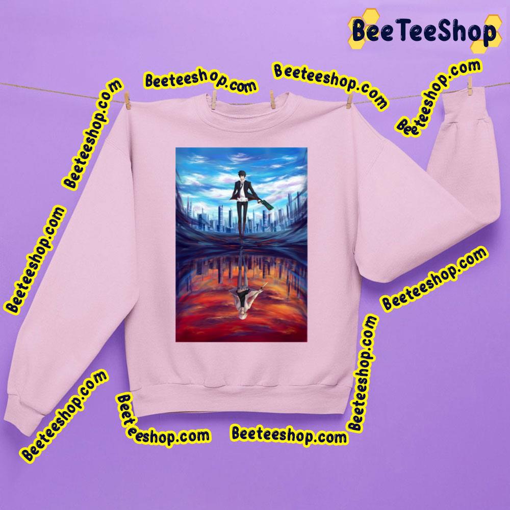 Blue And Red Sky Background Psycho Pass Trending Unisex Sweatshirt Blue And Red Sky Background Psycho Pass Trending Unisex Sweatshirt