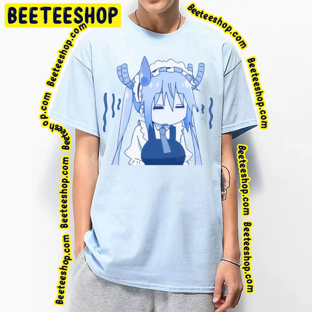 Blue Chibi Art Miss Kobayashi's Dragon Maid Trending Unisex T-Shirt Blue Chibi Art Miss Kobayashi's Dragon Maid Trending Unisex T-Shirt