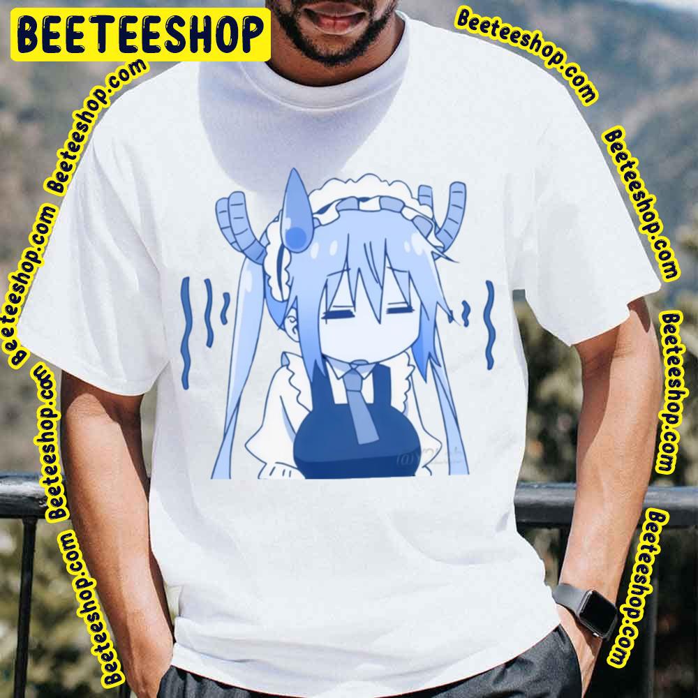 Blue Chibi Art Miss Kobayashi's Dragon Maid Trending Unisex T-Shirt Blue Chibi Art Miss Kobayashi's Dragon Maid Trending Unisex T-Shirt