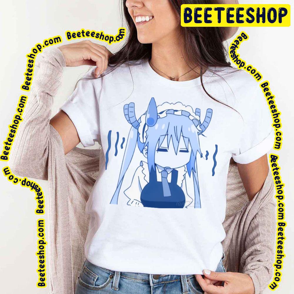 Blue Chibi Art Miss Kobayashi's Dragon Maid Trending Unisex T-Shirt Blue Chibi Art Miss Kobayashi's Dragon Maid Trending Unisex T-Shirt