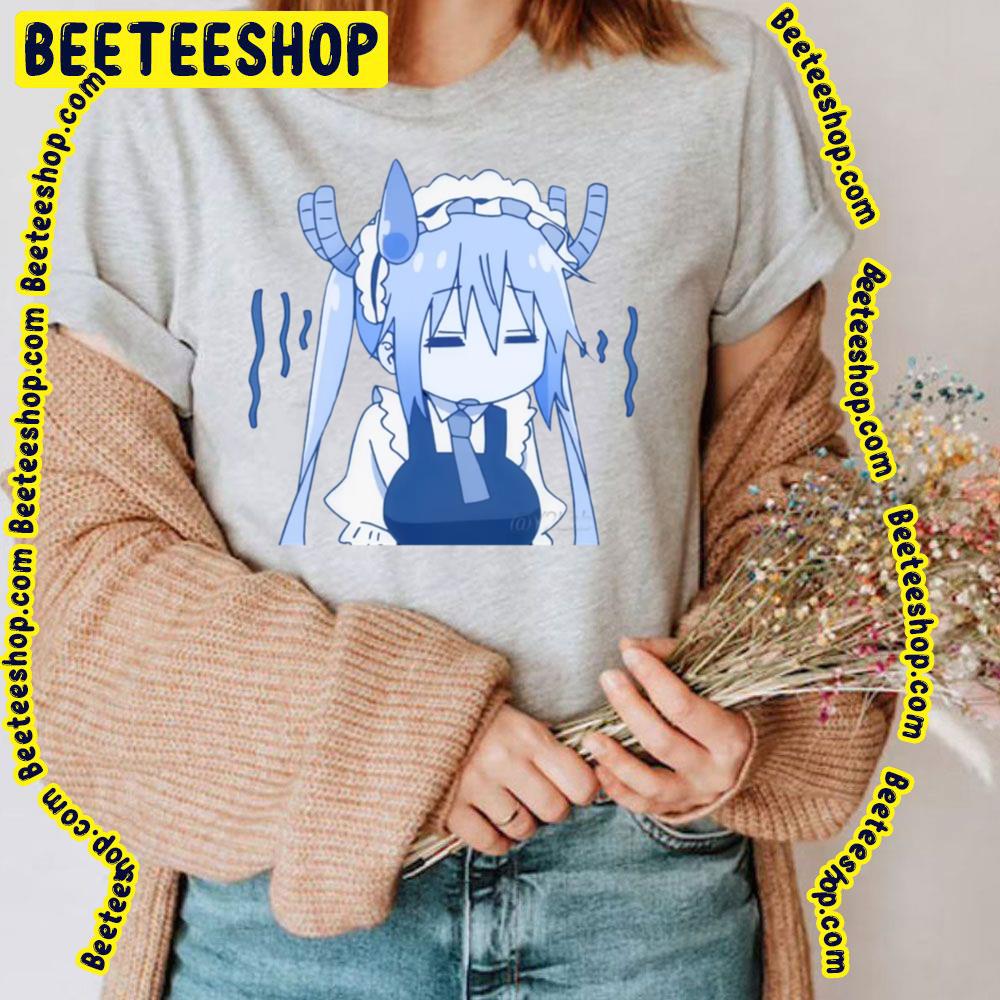Blue Chibi Art Miss Kobayashi's Dragon Maid Trending Unisex T-Shirt Blue Chibi Art Miss Kobayashi's Dragon Maid Trending Unisex T-Shirt