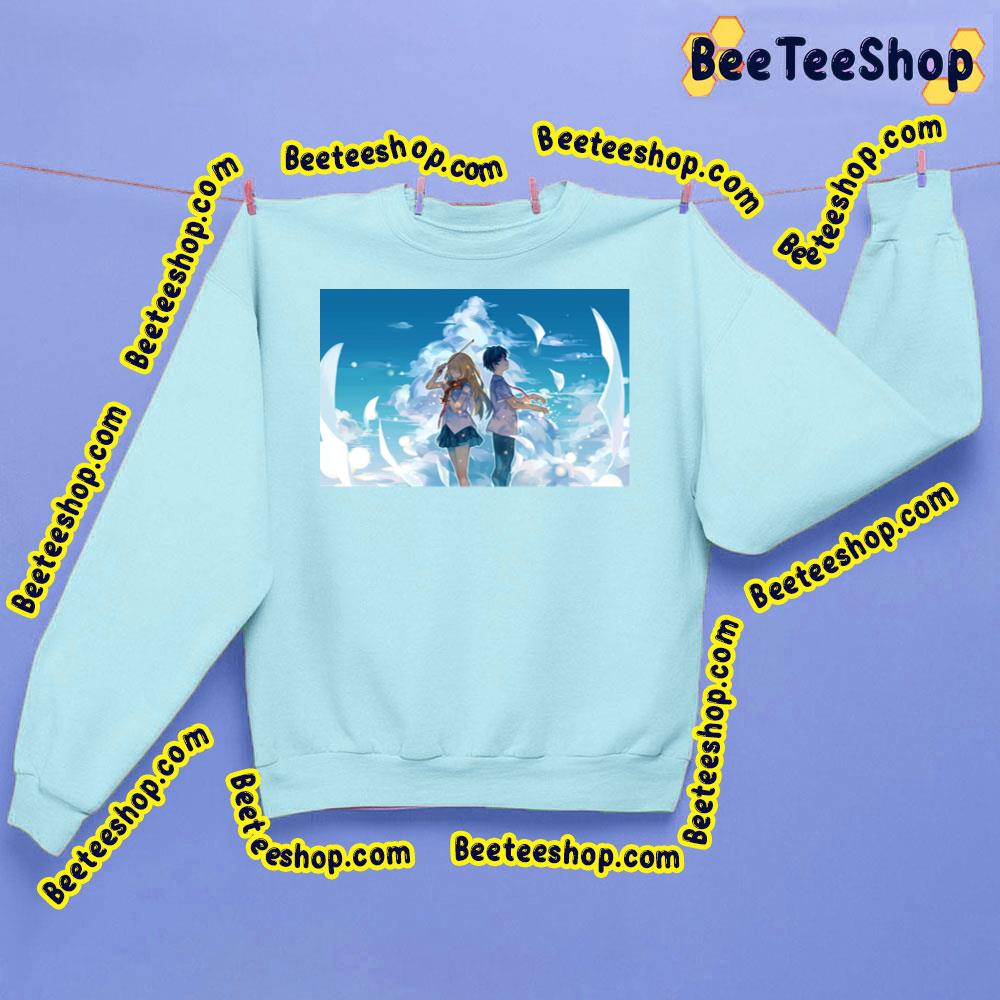 Blue Sky Your Lie In April Trending Unisex Sweatshirt Blue Sky Your Lie In April Trending Unisex Sweatshirt