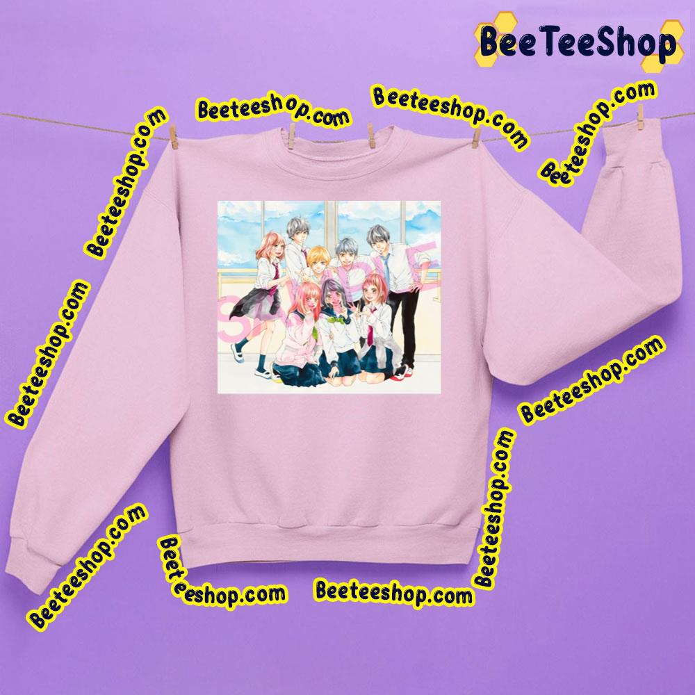 Blue Spring Ride All Characters Ao Haru Ride Trending Unisex Sweatshirt Blue Spring Ride All Characters Ao Haru Ride Trending Unisex Sweatshirt
