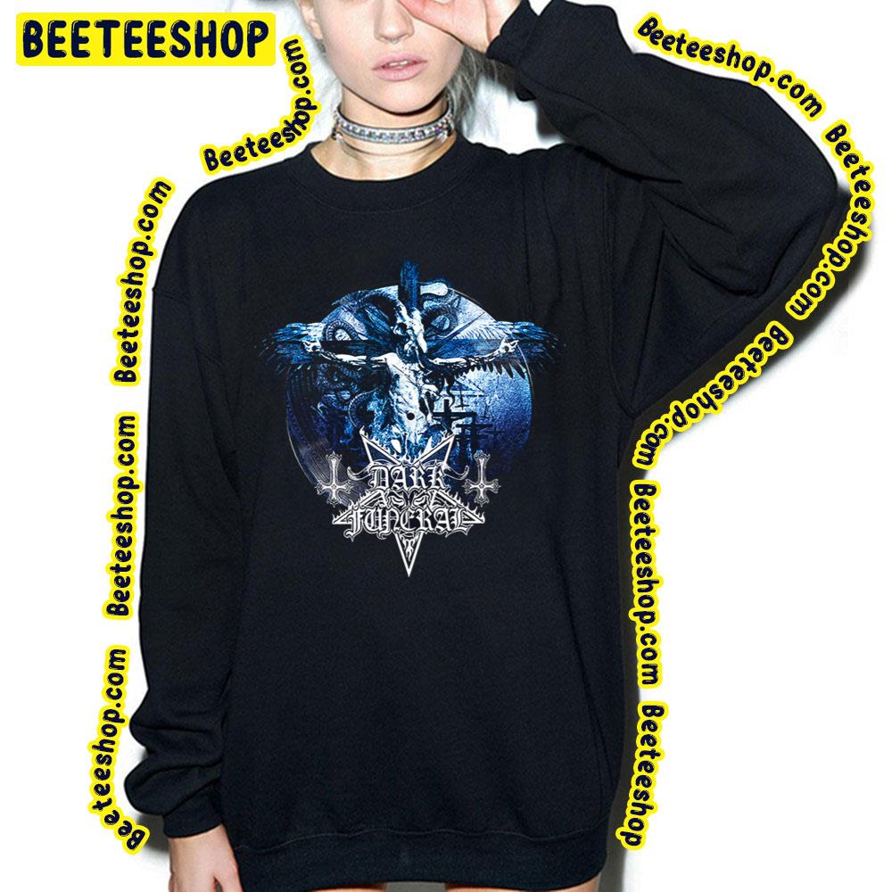Blue White Art Dark Funeral Trending Unisex Sweatshirt Blue White Art Dark Funeral Trending Unisex Sweatshirt
