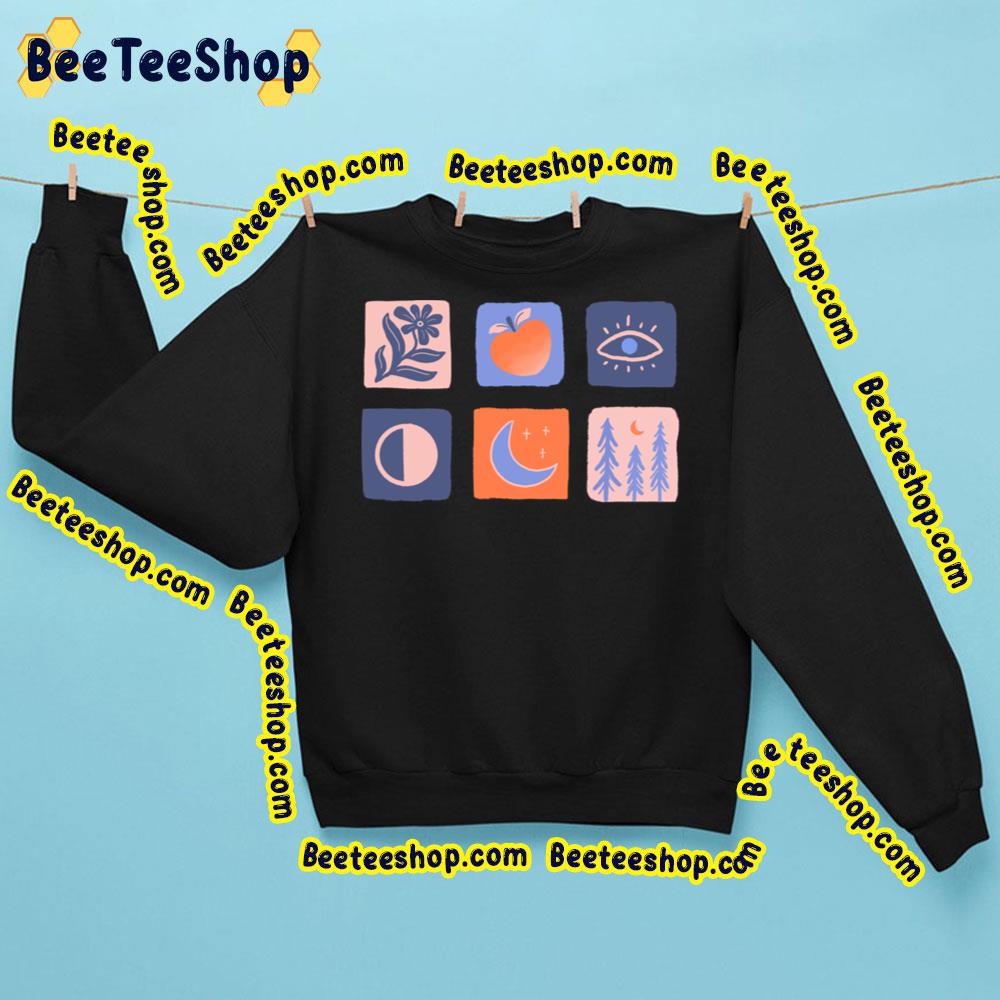 Boho S Peach And Moon Trending Unisex Sweatshirt Boho S Peach And Moon Trending Unisex Sweatshirt
