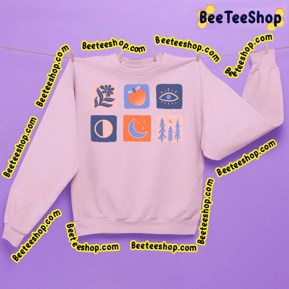 Boho S Peach And Moon Trending Unisex Sweatshirt Boho S Peach And Moon Trending Unisex Sweatshirt