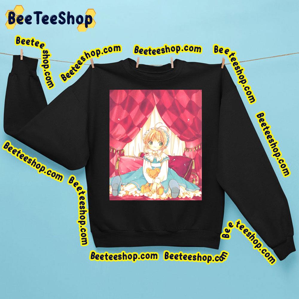 Cardcaptor Sakura Sakura Kinomoto With Bear Trending Unisex Sweatshirt Cardcaptor Sakura Sakura Kinomoto With Bear Trending Unisex Sweatshirt