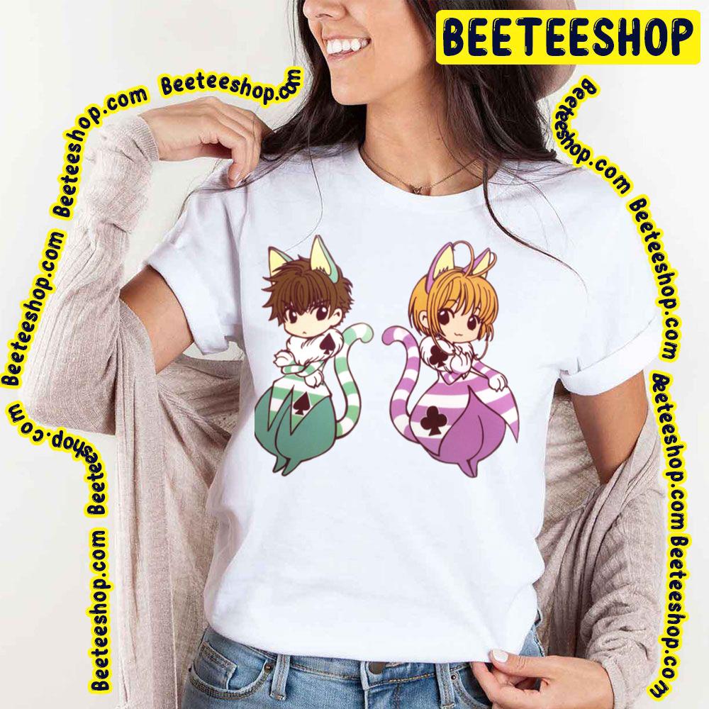 Cardcaptor Sakura Syaoran Li And Sakura Kinomoto Lovely Trending Unisex T-Shirt Cardcaptor Sakura Syaoran Li And Sakura Kinomoto Lovely Trending Unisex T-Shirt