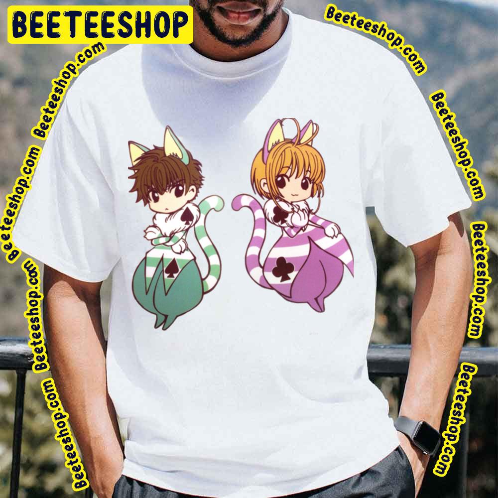 Cardcaptor Sakura Syaoran Li And Sakura Kinomoto Lovely Trending Unisex T-Shirt Cardcaptor Sakura Syaoran Li And Sakura Kinomoto Lovely Trending Unisex T-Shirt