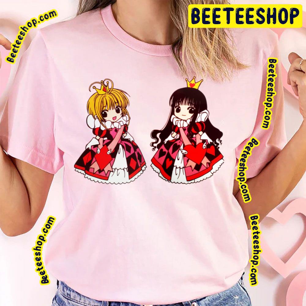 Cardcaptor Sakura Tomoyo Daidouji And Sakura Kinomoto Trending Unisex T-Shirt Cardcaptor Sakura Tomoyo Daidouji And Sakura Kinomoto Trending Unisex T-Shirt