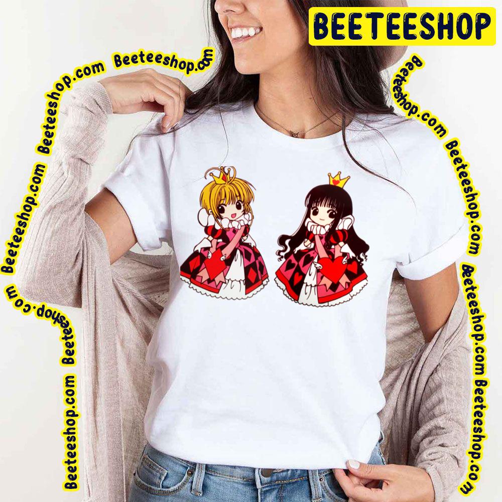 Cardcaptor Sakura Tomoyo Daidouji And Sakura Kinomoto Trending Unisex T-Shirt Cardcaptor Sakura Tomoyo Daidouji And Sakura Kinomoto Trending Unisex T-Shirt