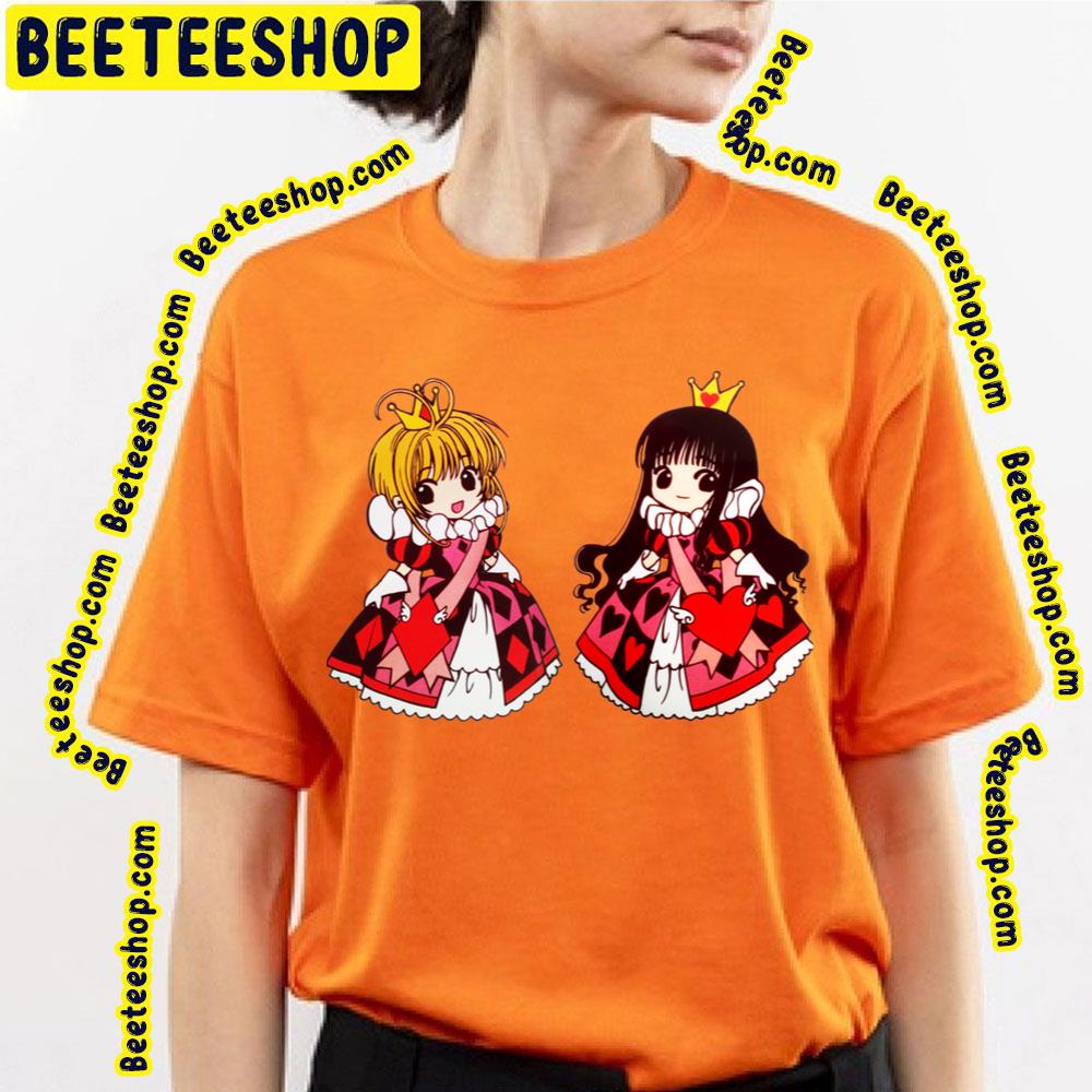 Cardcaptor Sakura Tomoyo Daidouji And Sakura Kinomoto Trending Unisex T-Shirt Cardcaptor Sakura Tomoyo Daidouji And Sakura Kinomoto Trending Unisex T-Shirt