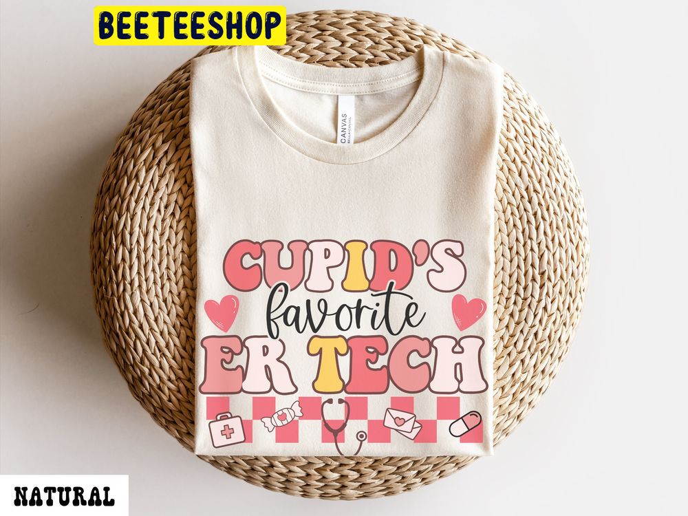 Cupid's Favorite Er Tech Valentines Day Trending Unisex Shirt Cupid's Favorite Er Tech Valentines Day Trending Unisex Shirt