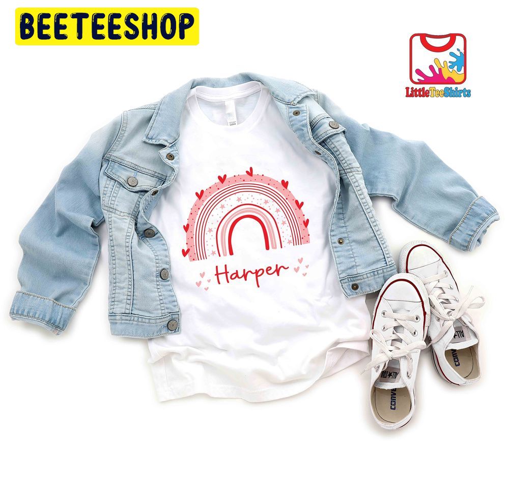Cute Heart Rainbow Trending Unisex Shirt Cute Heart Rainbow Trending Unisex Shirt